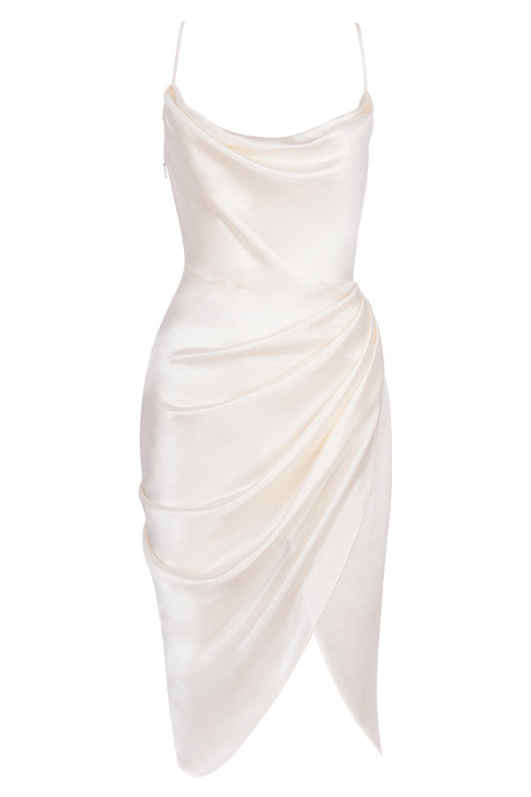 Baylor - Satin Balconnet Kleid Korsett