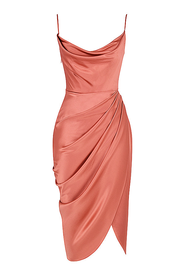 Baylor - Satin Balconnet Kleid Korsett