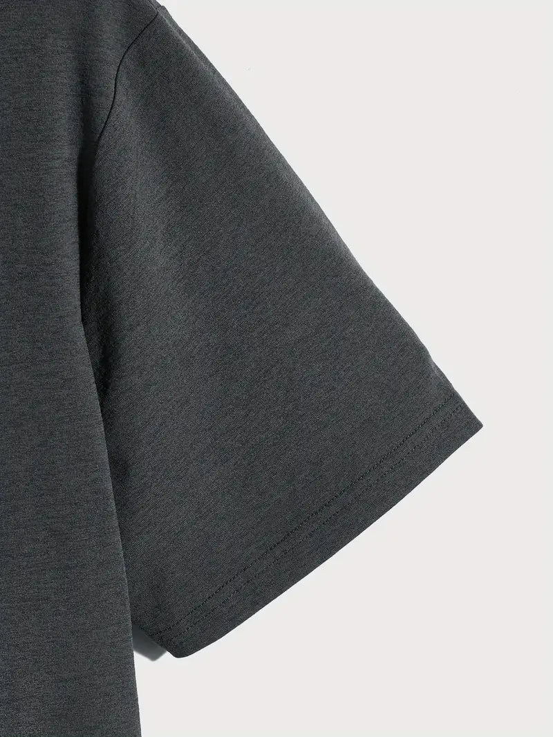 Henry - 'Ich habe die tollste Frau der Welt' T-Shirt mit kurzen Ärmeln mit hohem Halsausschnitt für Männer