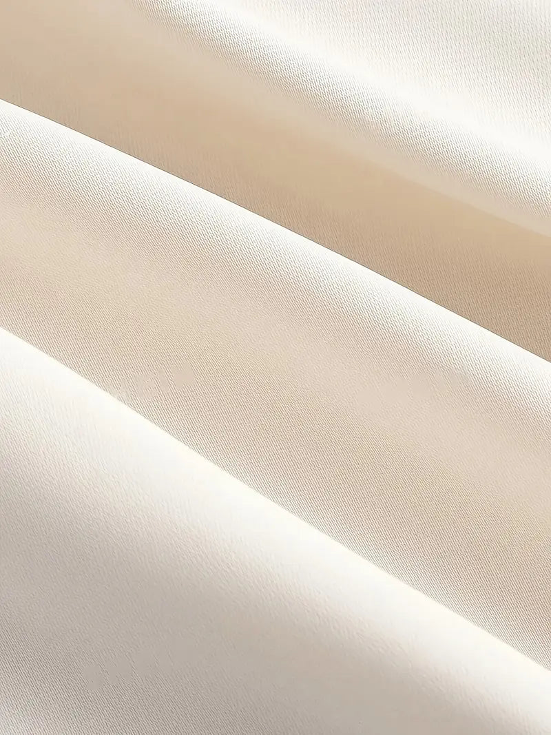 Agnes - Beige mit braunem Oktoberfest-Faltenkleid mit Korsettschnüren