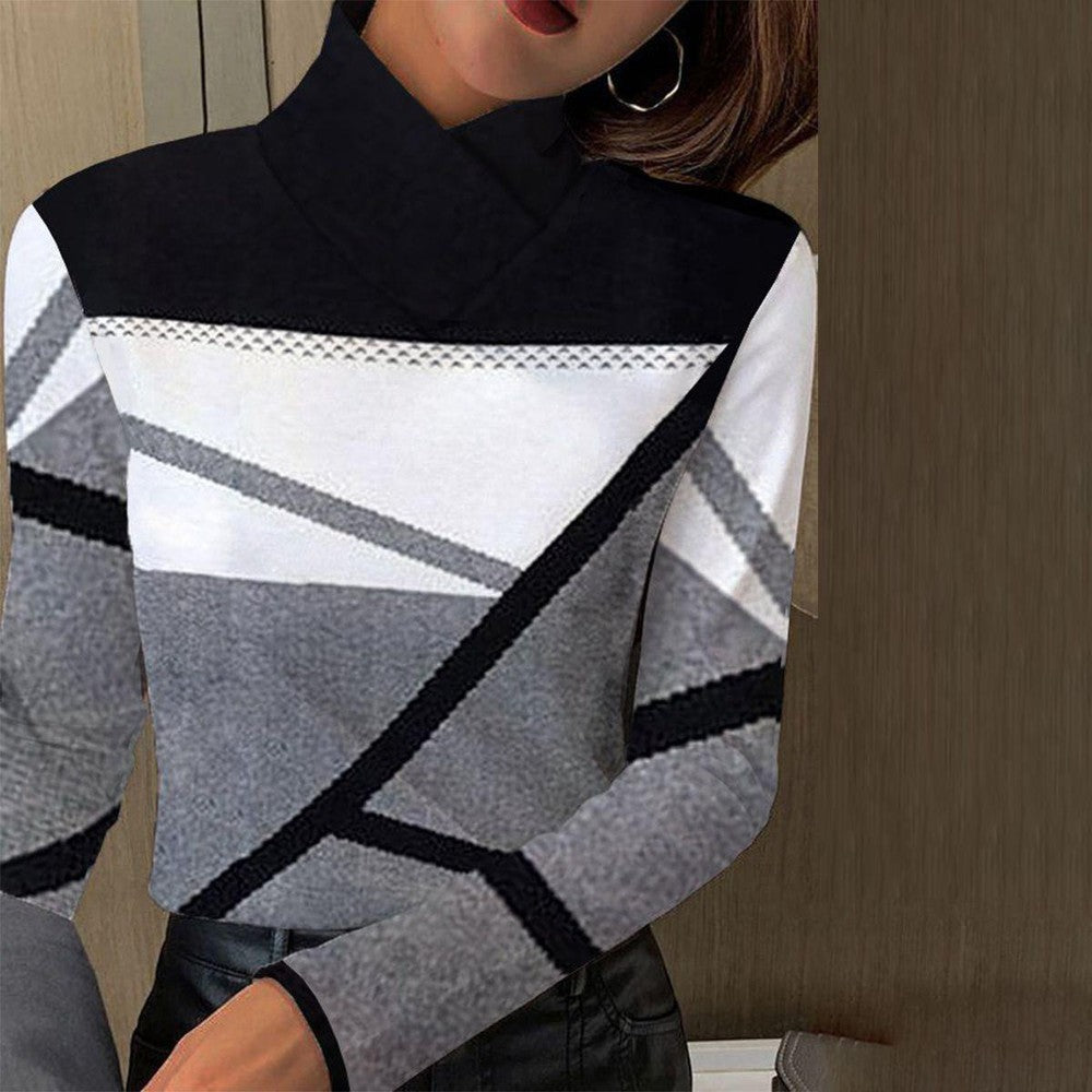Carly - eleganter geometrischer Pullover für einen modischen Look