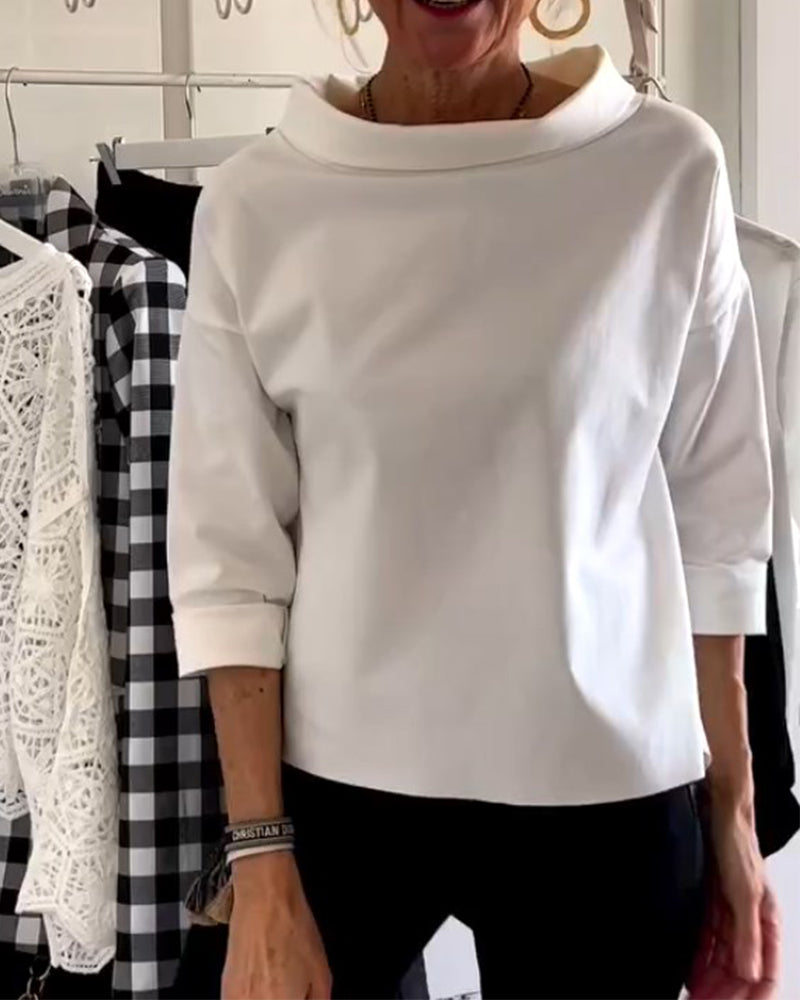 Ella - Boot Nacken lose fit top