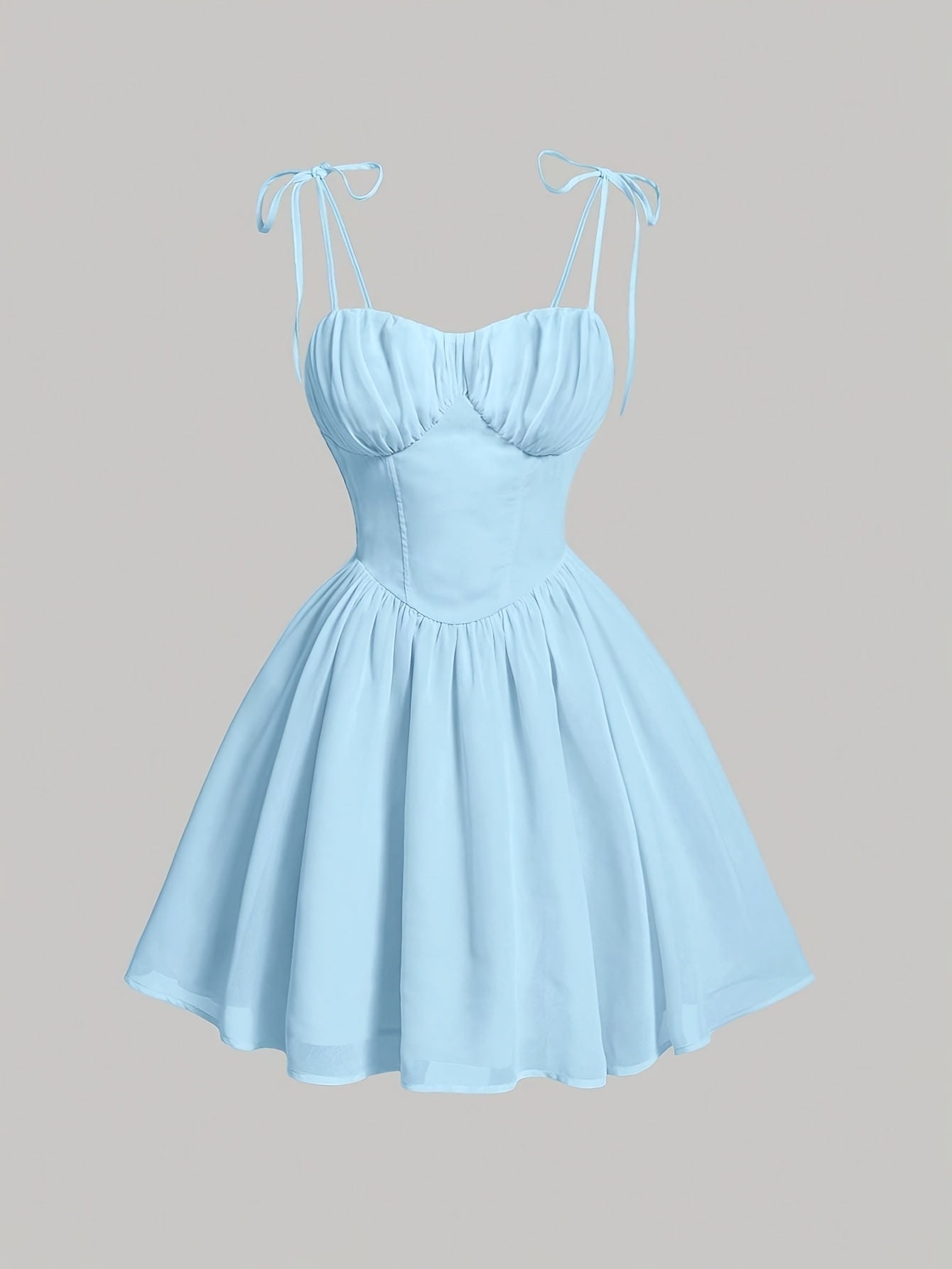 Tess - Chiffon Plissee-Kleid