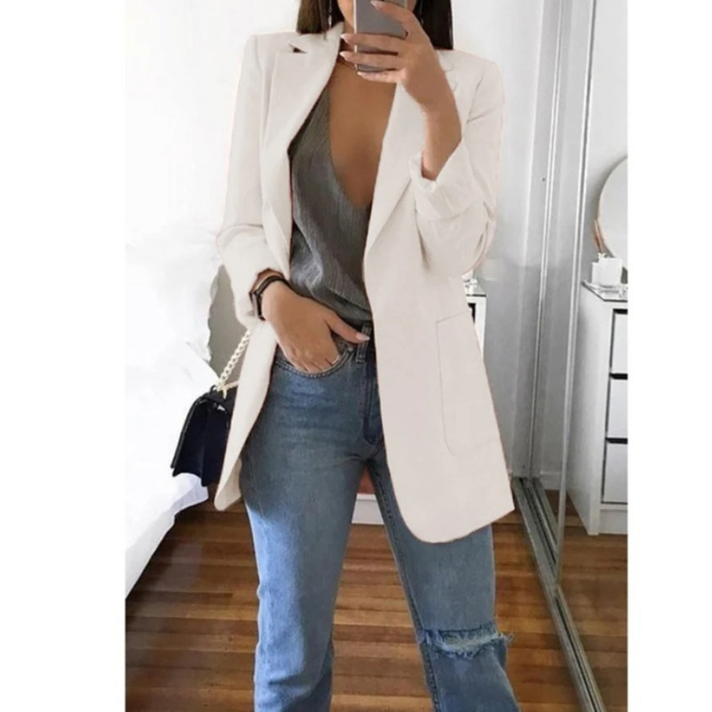 Ceri - Langarm-Blazer für Frauen