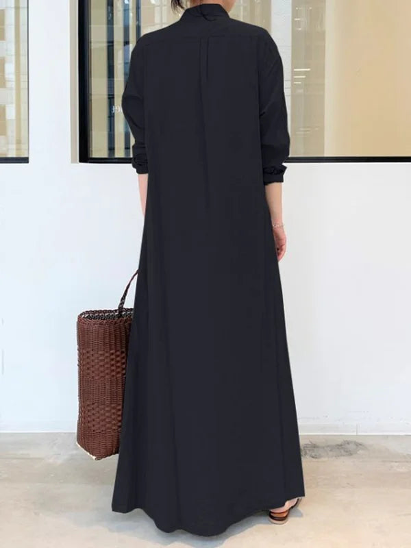 elyne langes übergroßes bequemes Hemdkleid