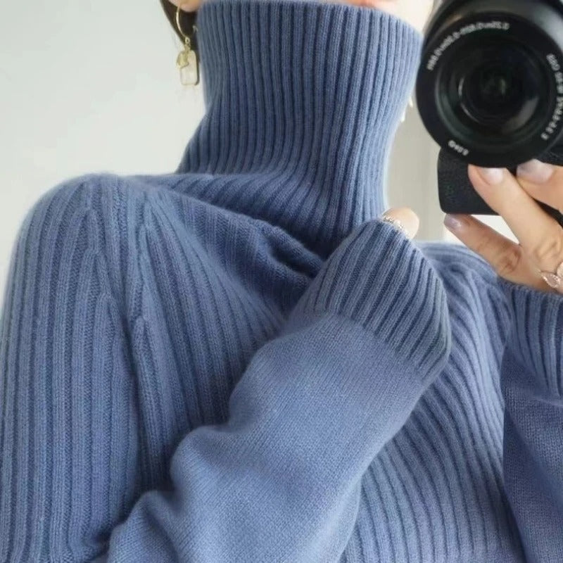 Edita - Rollkragenpullover für Frauen