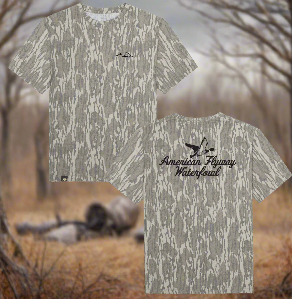 Jack - Amerikanische Flugroute Wasservogel-Tarnung Grafik-T-Shirt