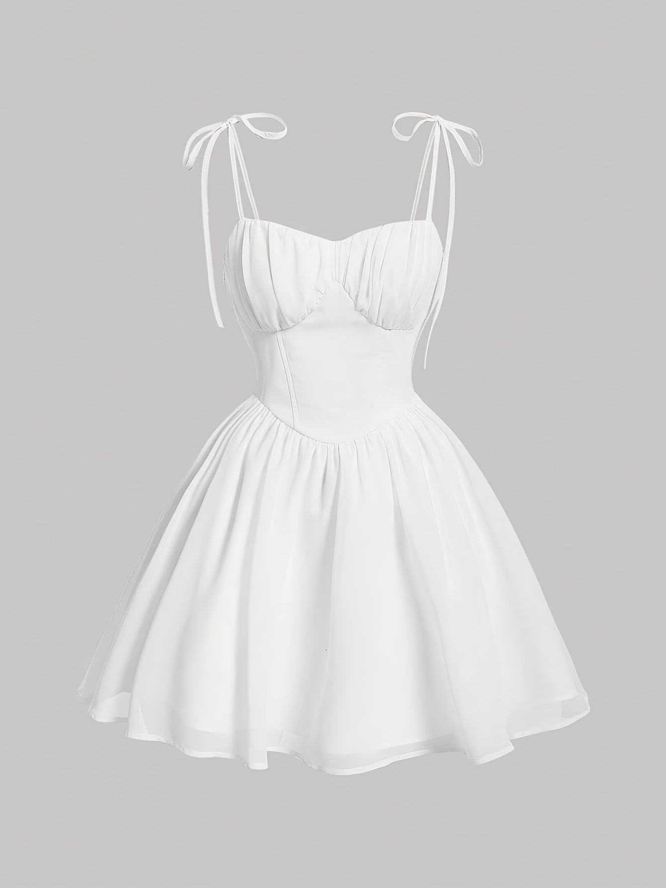 Tess - Chiffon Plissee-Kleid