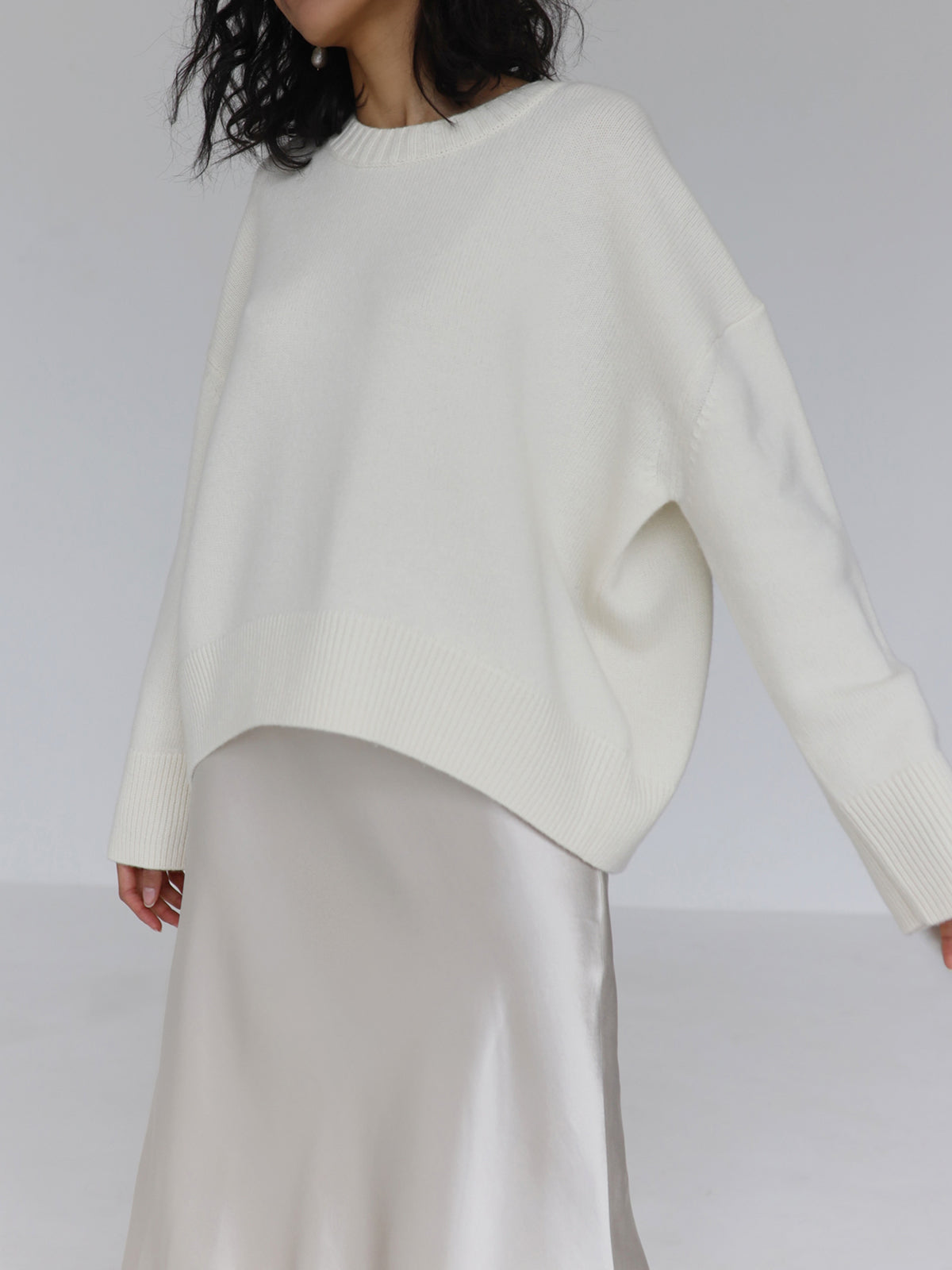 Patricia -. Übergröße, superweicher gestrickt Pullover für mühelos Komfort