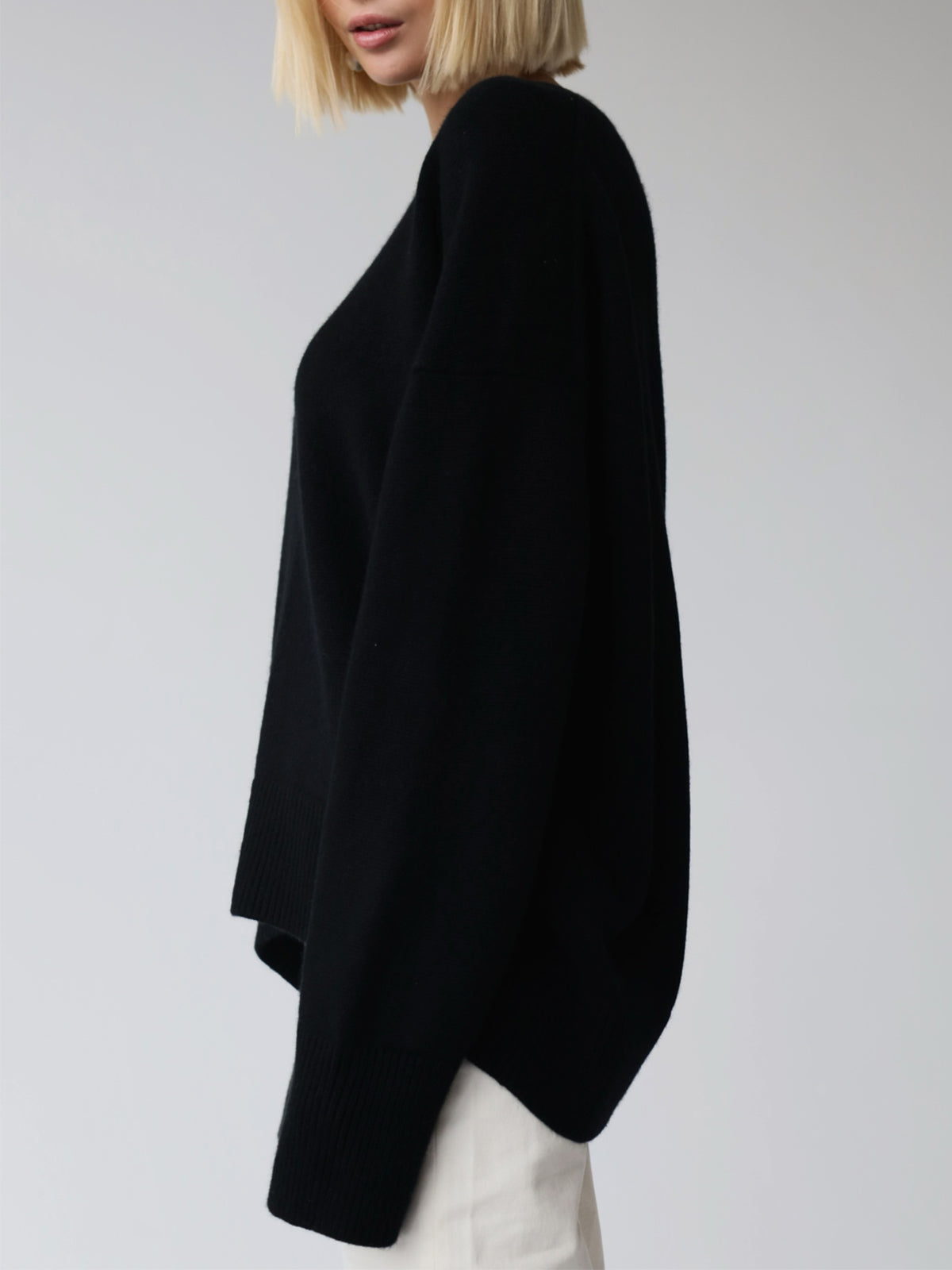 Patricia -. Übergröße, superweicher gestrickt Pullover für mühelos Komfort