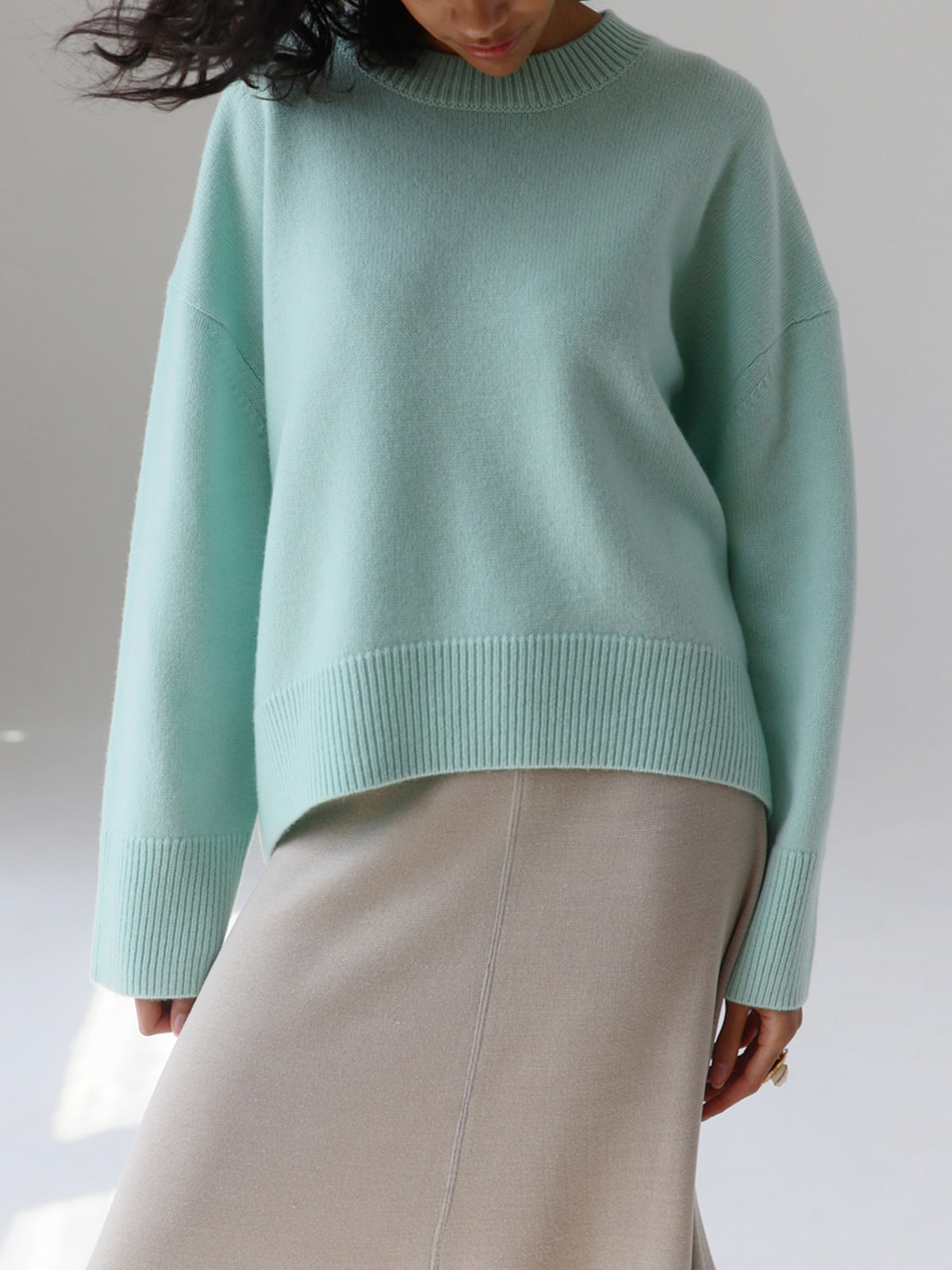 Patricia -. Übergröße, superweicher gestrickt Pullover für mühelos Komfort