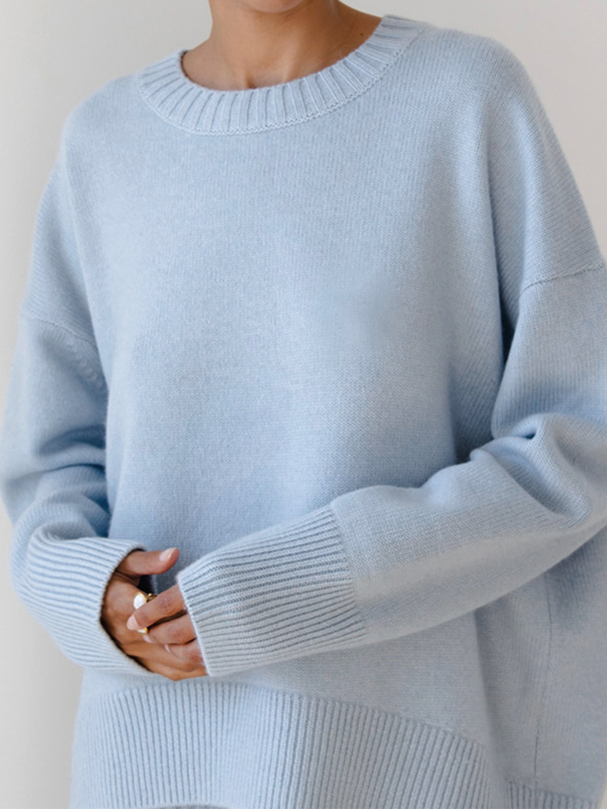 Patricia -. Übergröße, superweicher gestrickt Pullover für mühelos Komfort