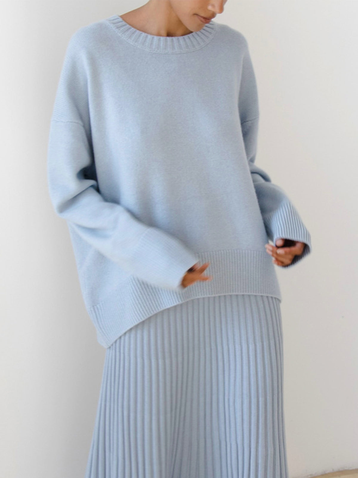 Patricia -. Übergröße, superweicher gestrickt Pullover für mühelos Komfort