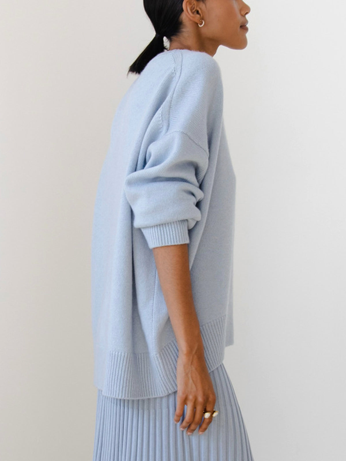 Patricia -. Übergröße, superweicher gestrickt Pullover für mühelos Komfort