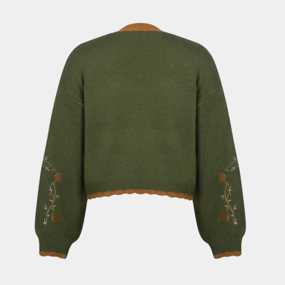 Liza - Weiche langärmelige Strickjacke für Frauen