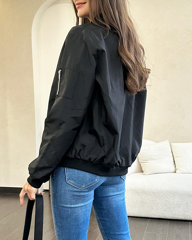 Maya - Stilvolle klassische Bomberjacke mit Taschen - perfekt für jede Gelegenheit