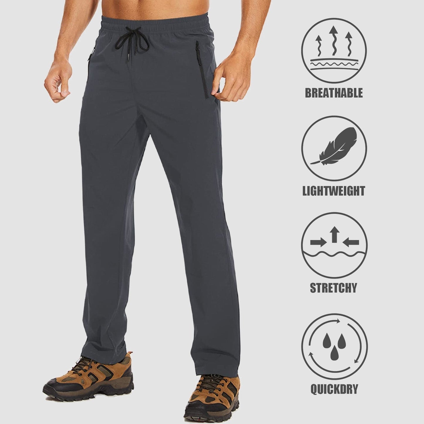 Hudson - dehnbare und schnell trocknende Wanderhose für Männer