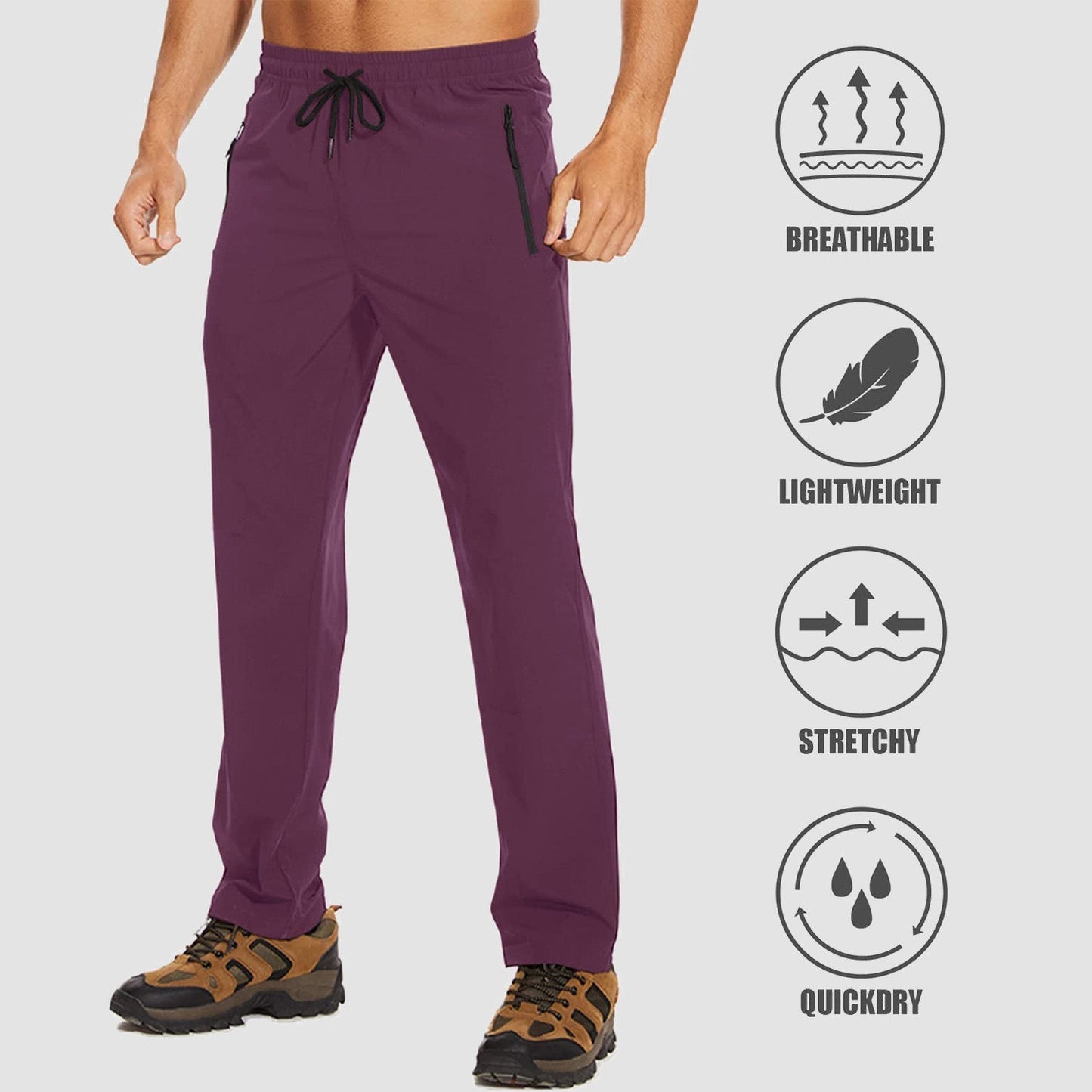 Hudson - dehnbare und schnell trocknende Wanderhose für Männer