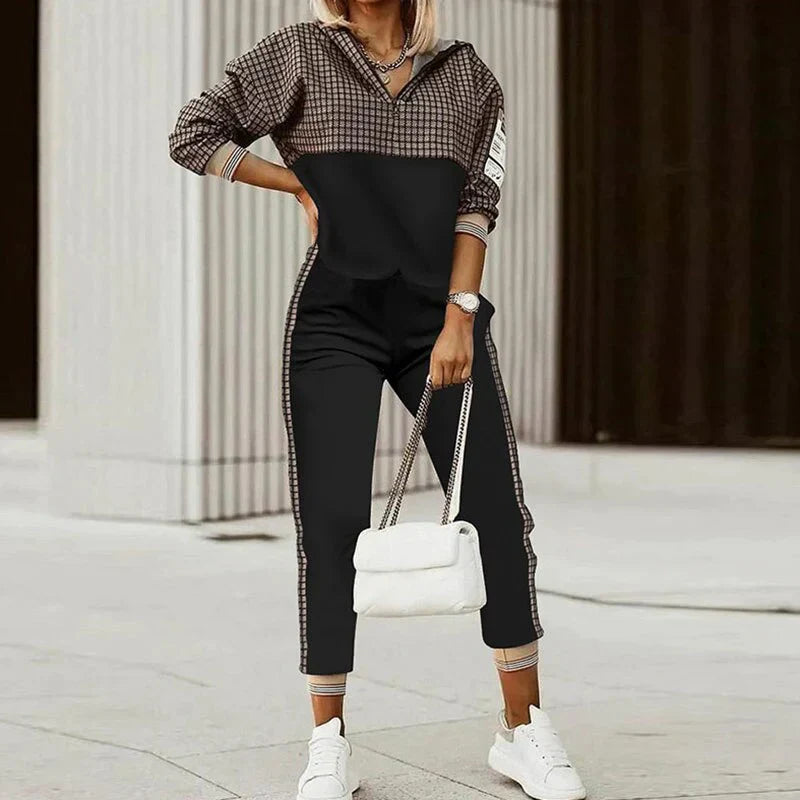 Jessi - stylischer 2-teiliger Trainingsanzug bequem & warm
