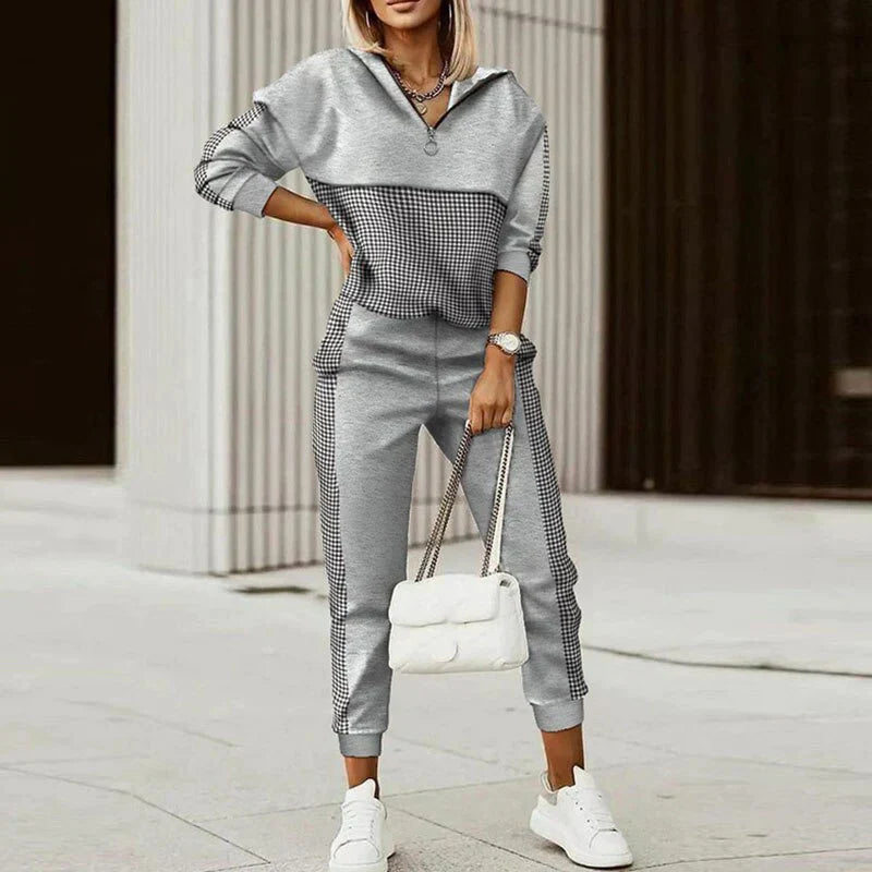 Jessi - stylischer 2-teiliger Trainingsanzug bequem & warm