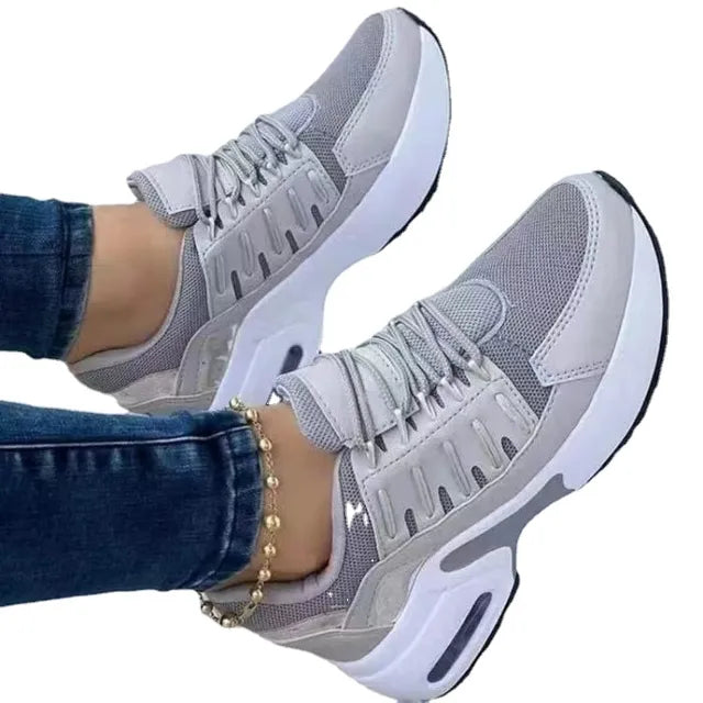 Stella - Comfy-Stride: breite orthopädische Schuhe mit atmungsaktivem Komfort und sicherer rutschfester Sohle