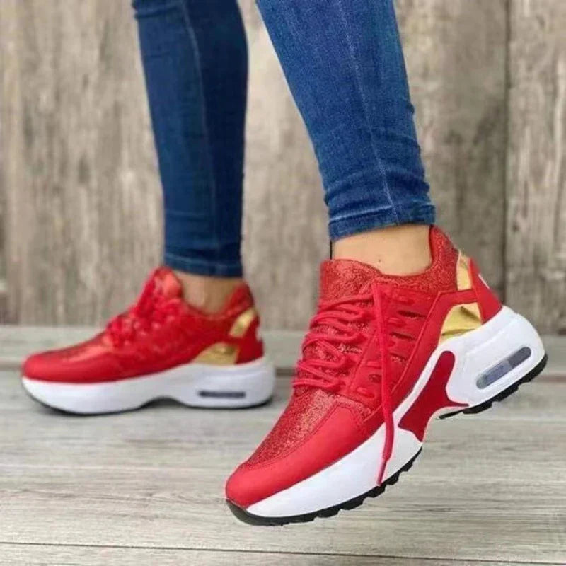 Stella - Comfy-Stride: breite orthopädische Schuhe mit atmungsaktivem Komfort und sicherer rutschfester Sohle