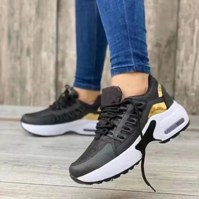 Stella - Comfy-Stride: breite orthopädische Schuhe mit atmungsaktivem Komfort und sicherer rutschfester Sohle