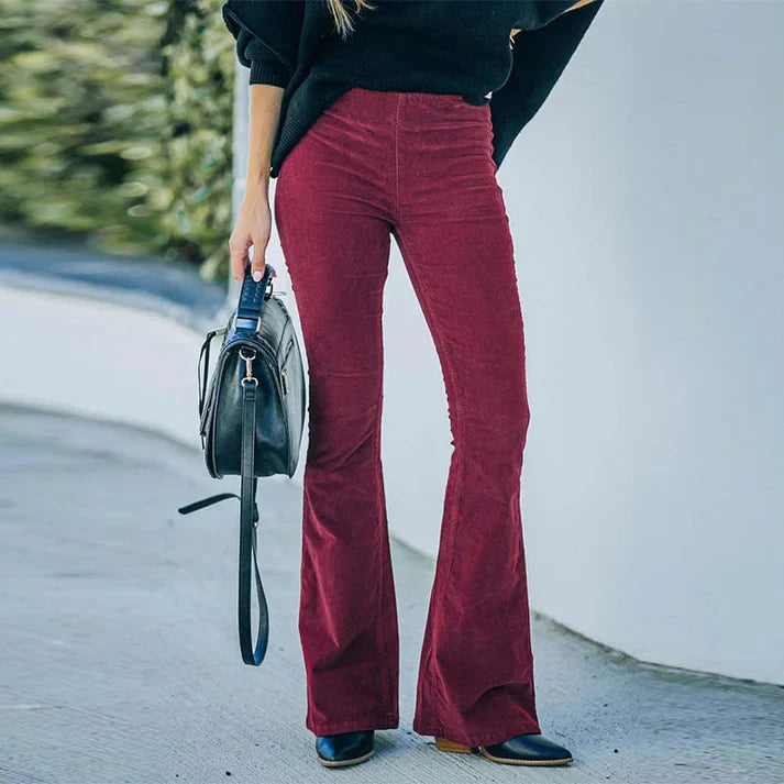 Ufrida - Schlaghose aus Cord mit hoher Taille für einen stilvollen Retro-Look