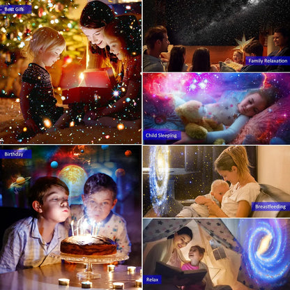 13-In-1 Galaxie Planetarium Projektor Lampe als atmosphärisches Nachtlicht