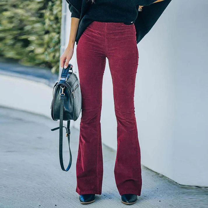 Ufrida - Schlaghose aus Cord mit hoher Taille für einen stilvollen Retro-Look