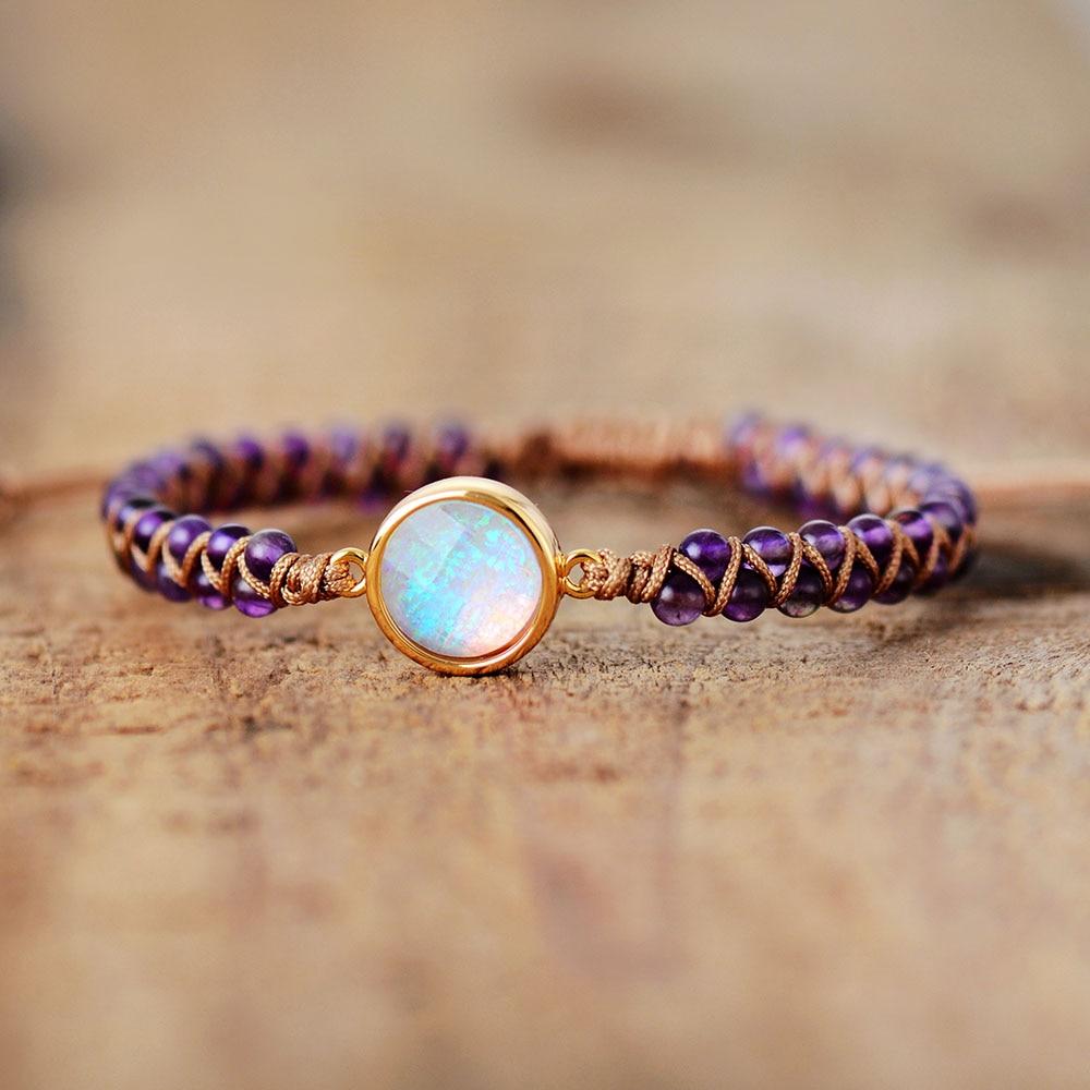 HealWithin Amethyst Heilung lila Armband