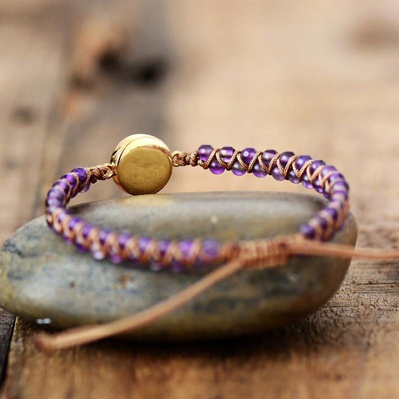HealWithin Amethyst Heilung lila Armband
