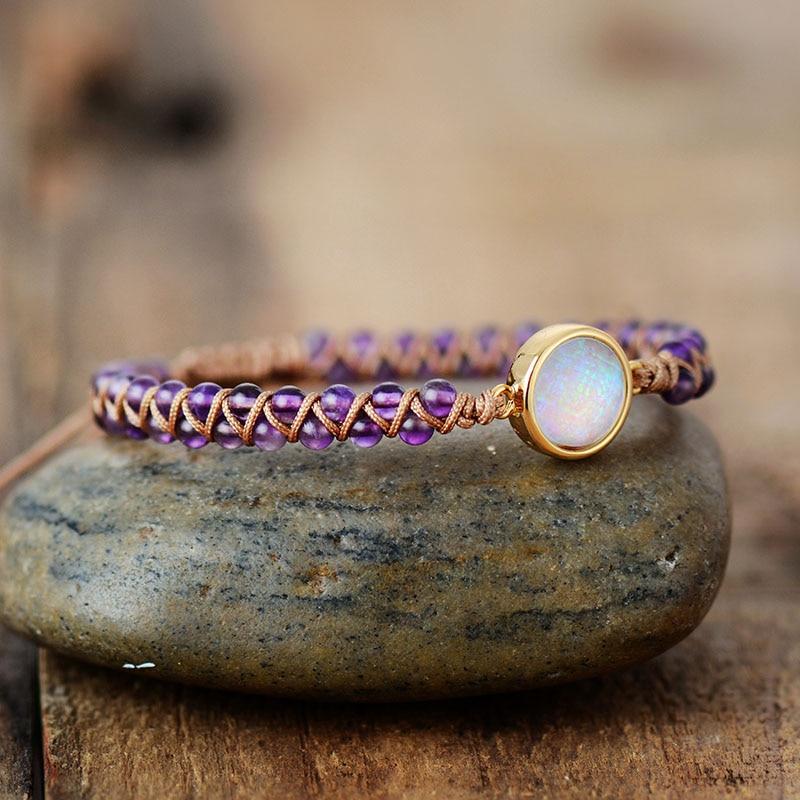 HealWithin Amethyst Heilung lila Armband