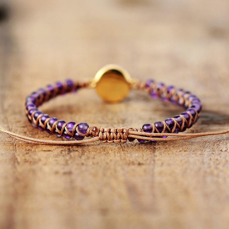 HealWithin Amethyst Heilung lila Armband