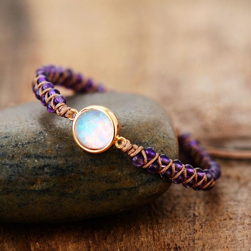 HealWithin Amethyst Heilung lila Armband