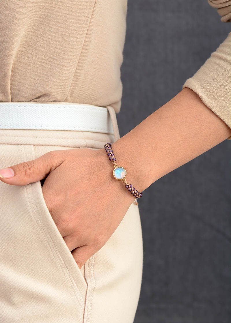 HealWithin Amethyst Heilung lila Armband