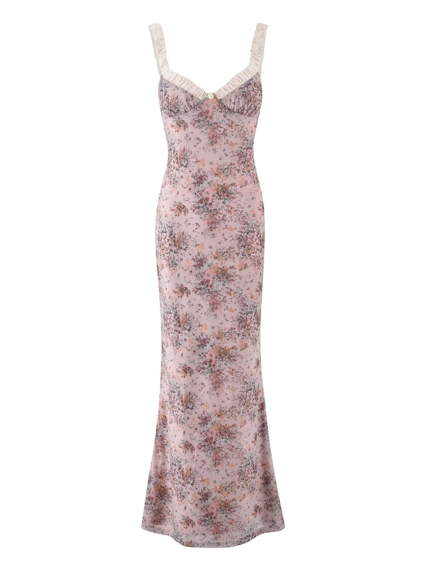 Nala - Rosa geblümtes Camouflage-Kleid