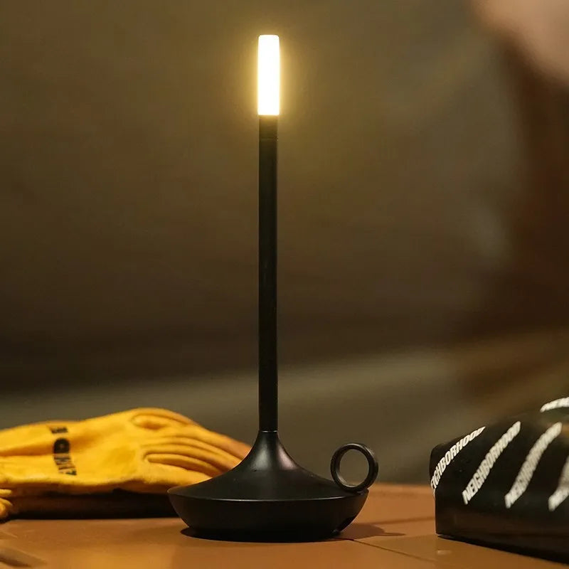 GlowCandle Luxus-Touch Control Lampe mit Dimmer in gotischer Kerzenform