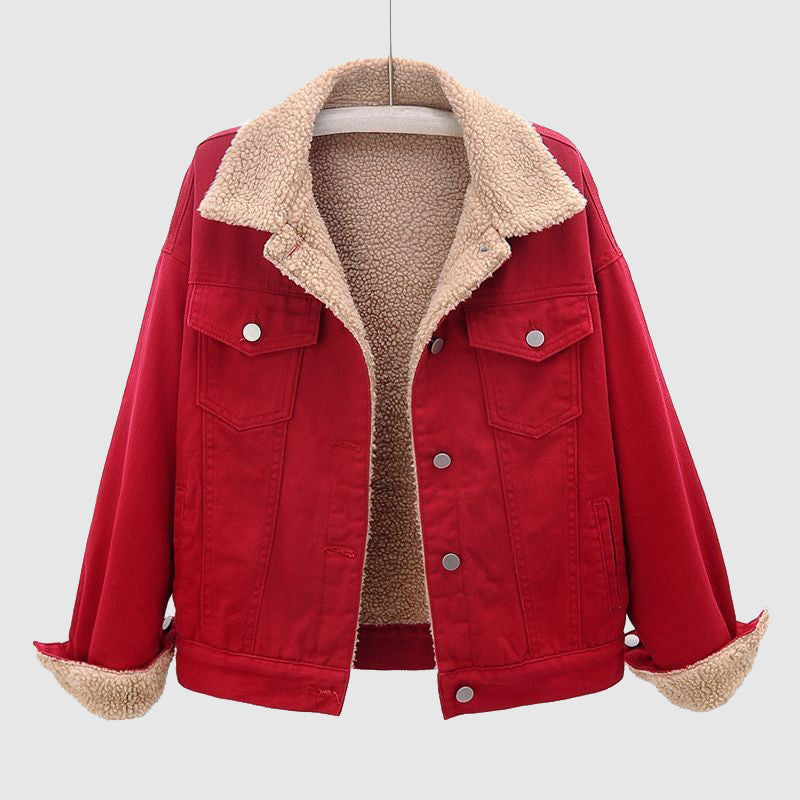 Emerson - stylische Samt-Jeansjacke für Frauen