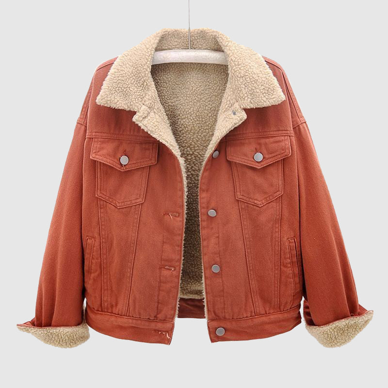 Emerson - stylische Samt-Jeansjacke für Frauen