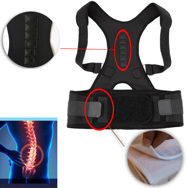 PostureGuard nagnetischer Rückenkorrektor für sofortige Schmerzlinderung und perfekte Körperhaltung