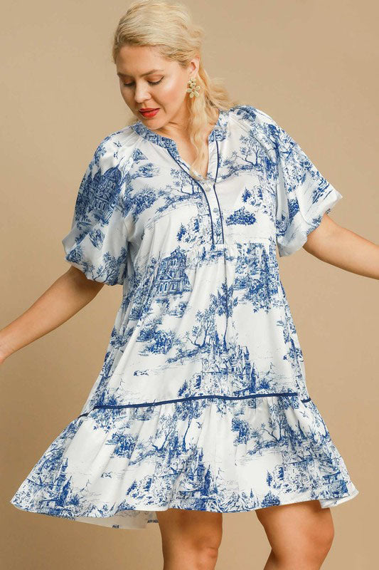Sophie - Dutch Blue Tunika-Hemdkleid