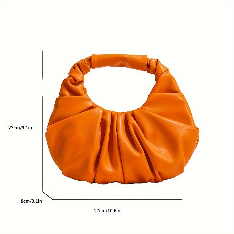 Julia - Croissant Runde modische Designer Handtasche