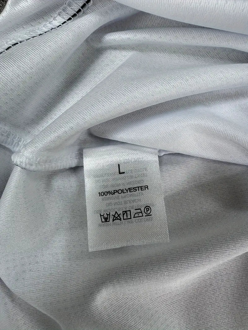 Felix - Weißes Deutschland Fußball-Sport-T-Shirt mit kurzen Ärmeln und hohem Halsausschnitt