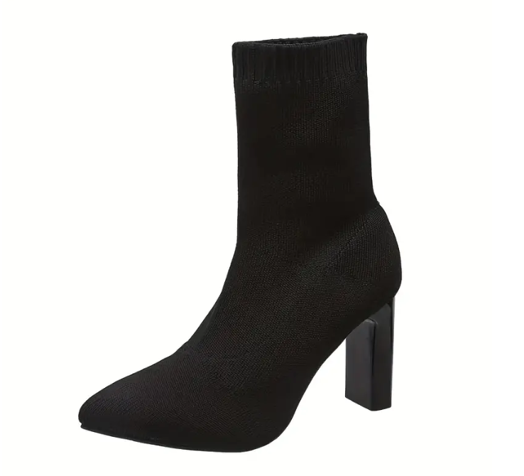 Britta - elegante Rippenstrickstiefel für Damen