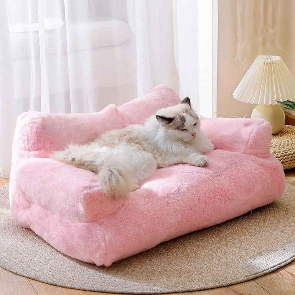 PetHouse Niedliches Schlafsofa Haustierbett für Katzen und Hunde