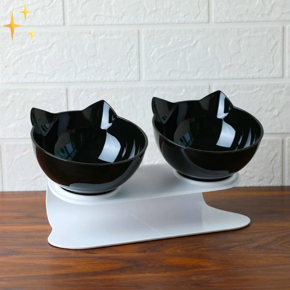 Mirabella Shopping DE 200003694 Schwarz PETDesign™ Orthopädische Katzenfütterung | Das bestbewährte Design für die Gesundheit Ihrer Katze