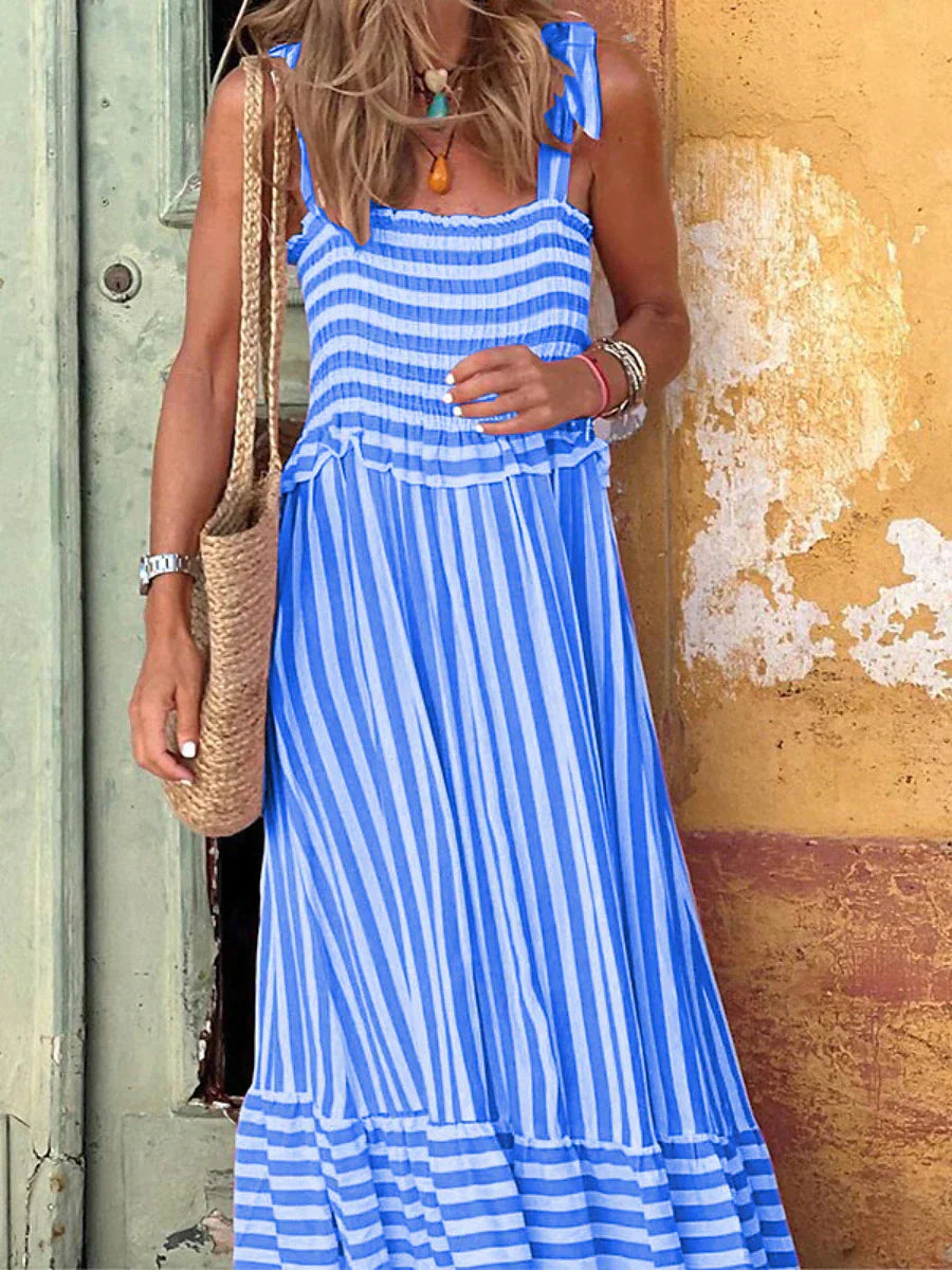 Valentina - modisches gestreiftes Kleid