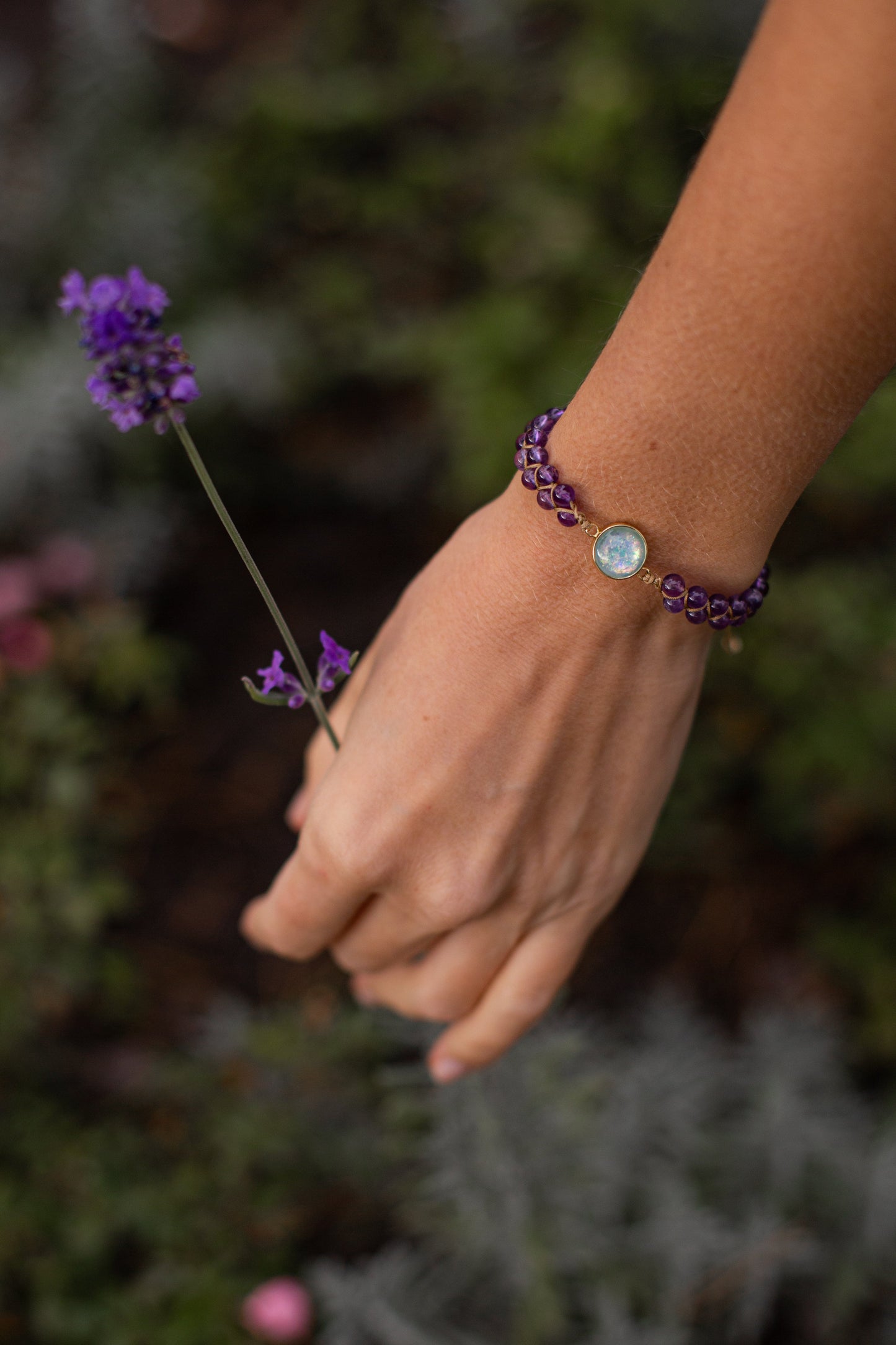 HealWithin Amethyst Heilung lila Armband