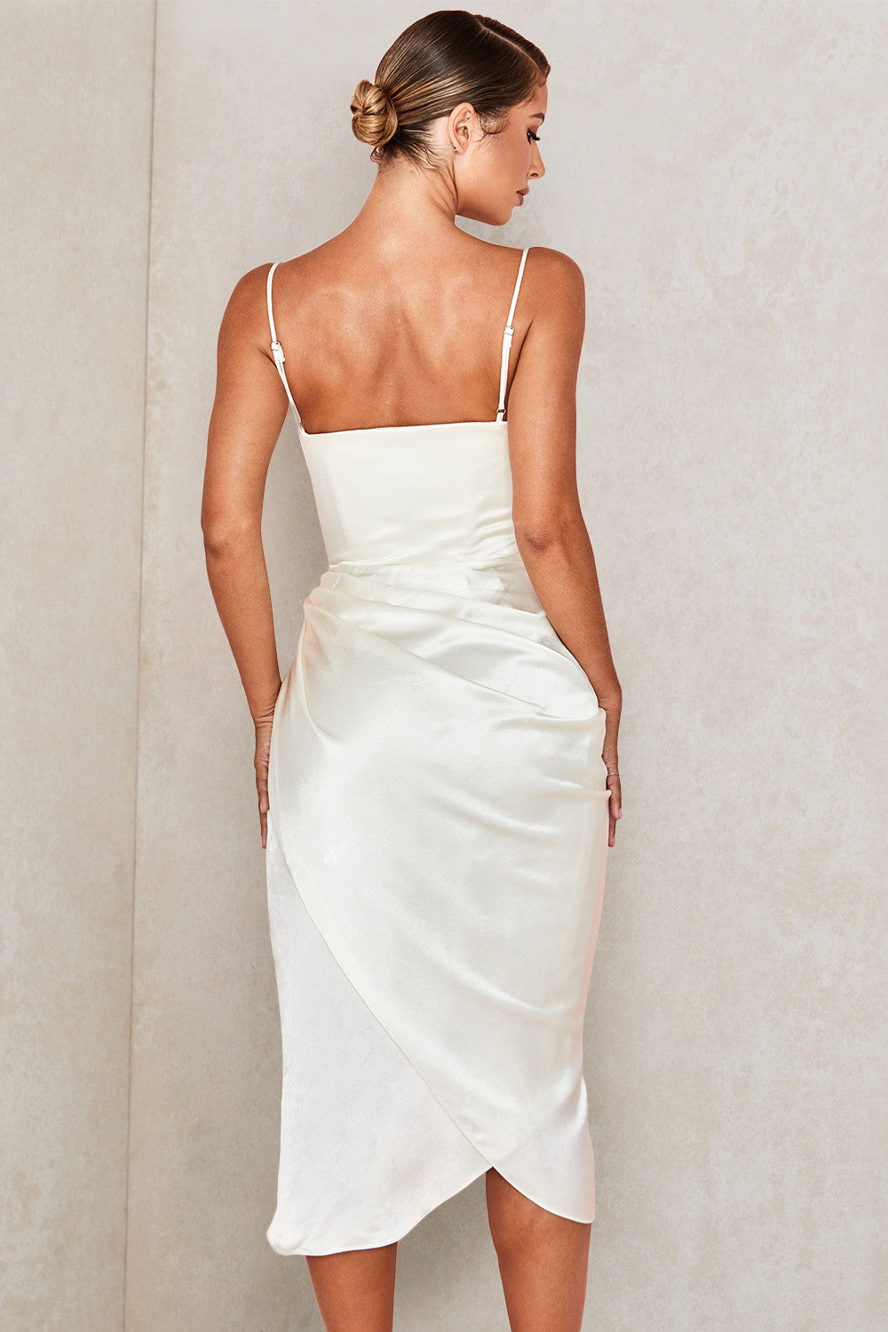 Baylor - Satin Balconnet Kleid Korsett
